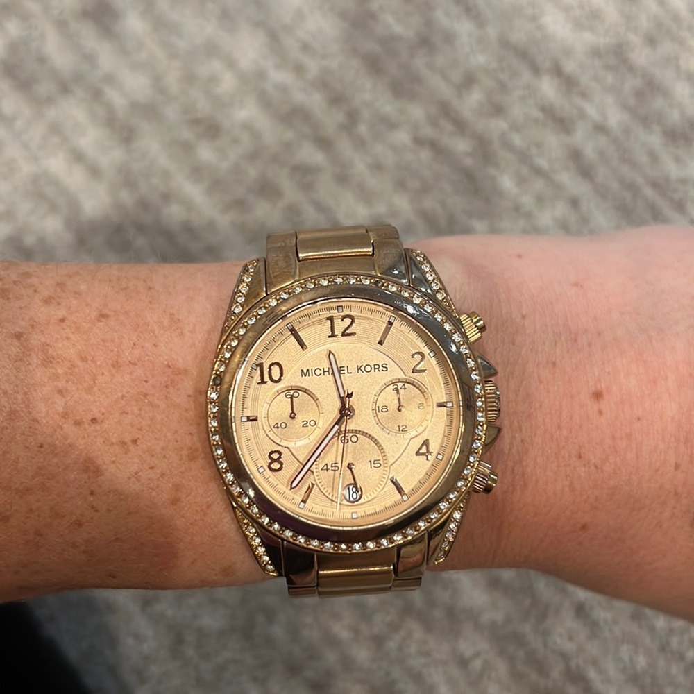 Michael Kors rose gold watch